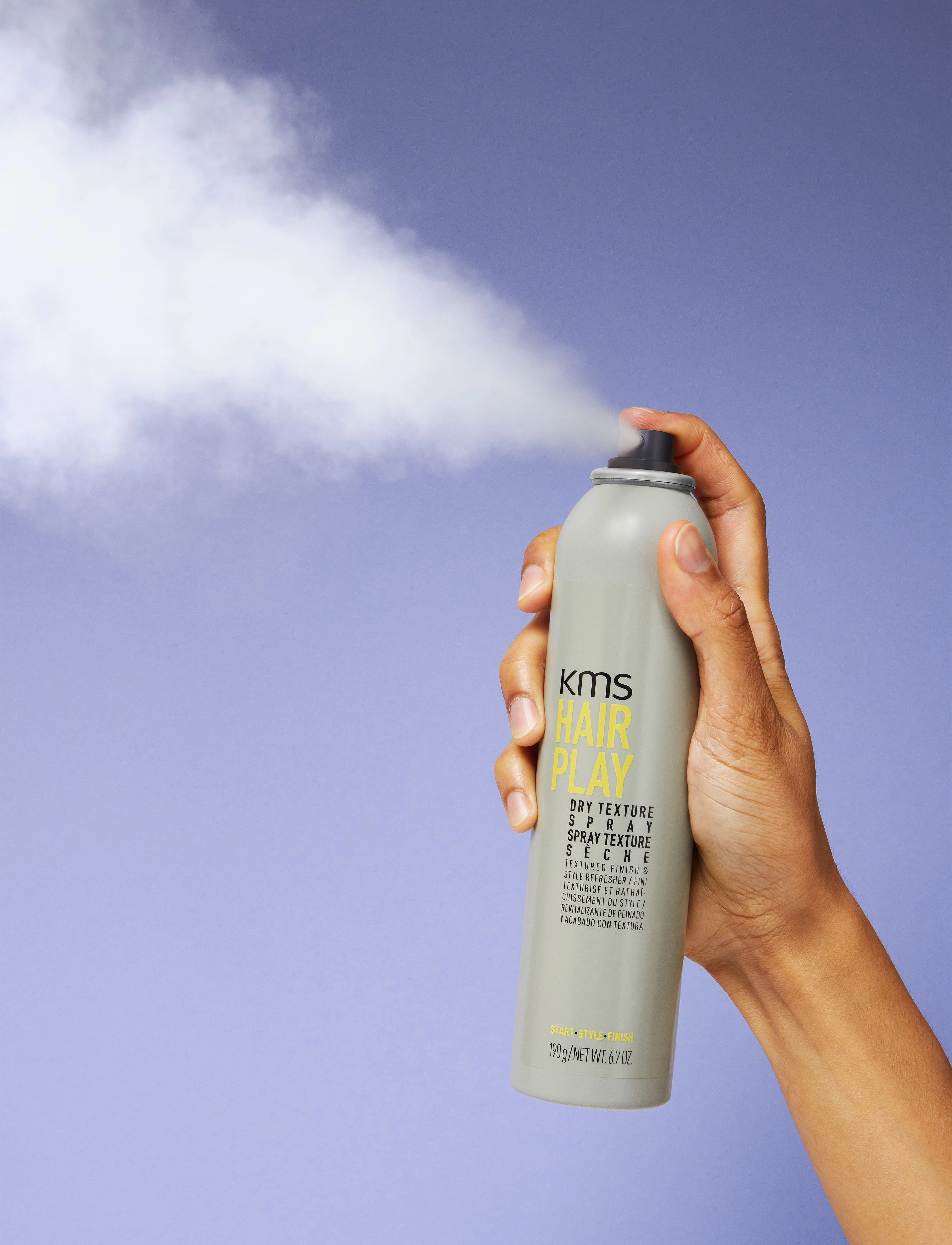 KMS Hair - HAIR PLAY Texture Spray 250ml - hårspray - no colour - 2