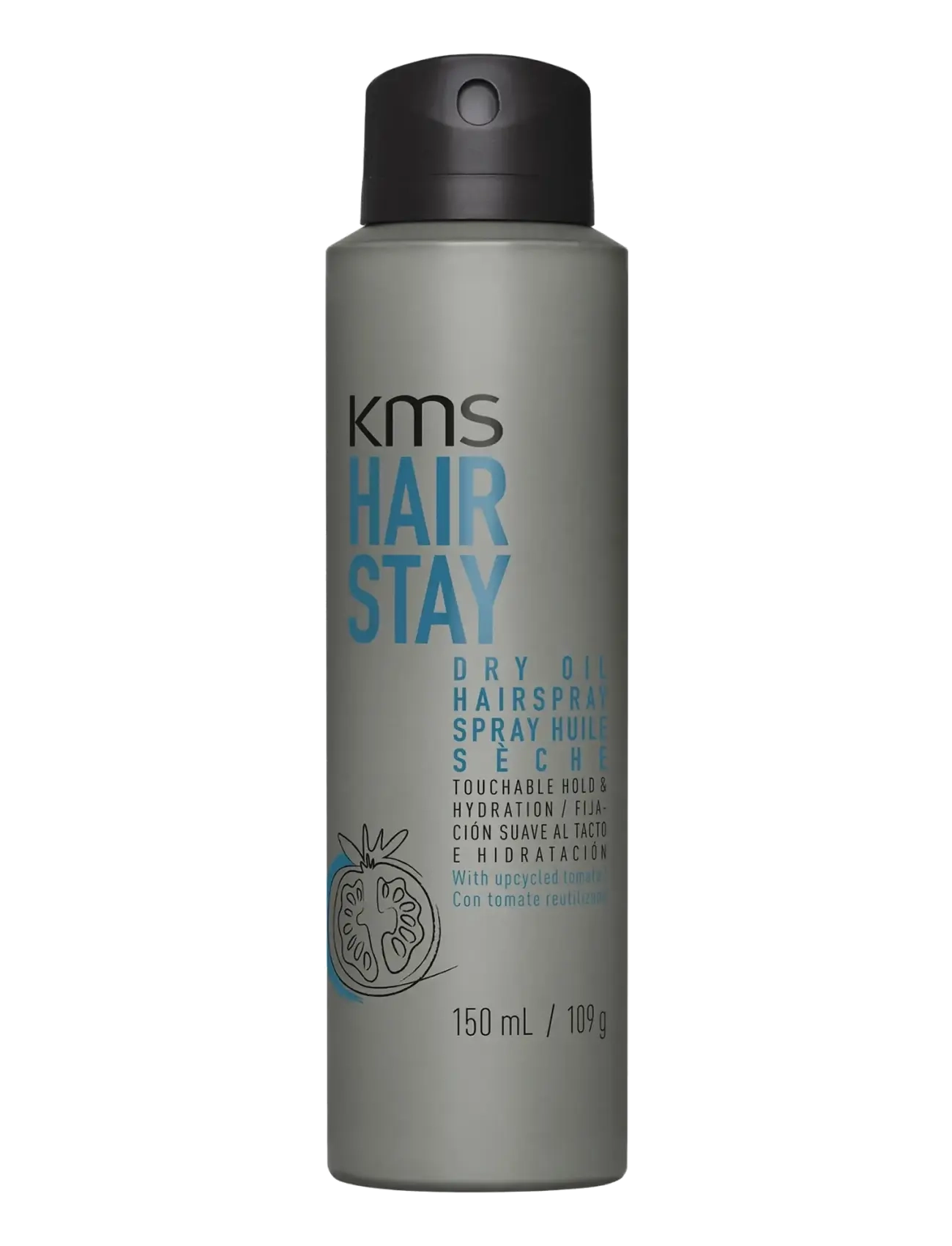 KMS Hair Hair Stay Dry Oil Hairspray 75Ml, Hårspray & Foam, Nude, Str: 150 ML
