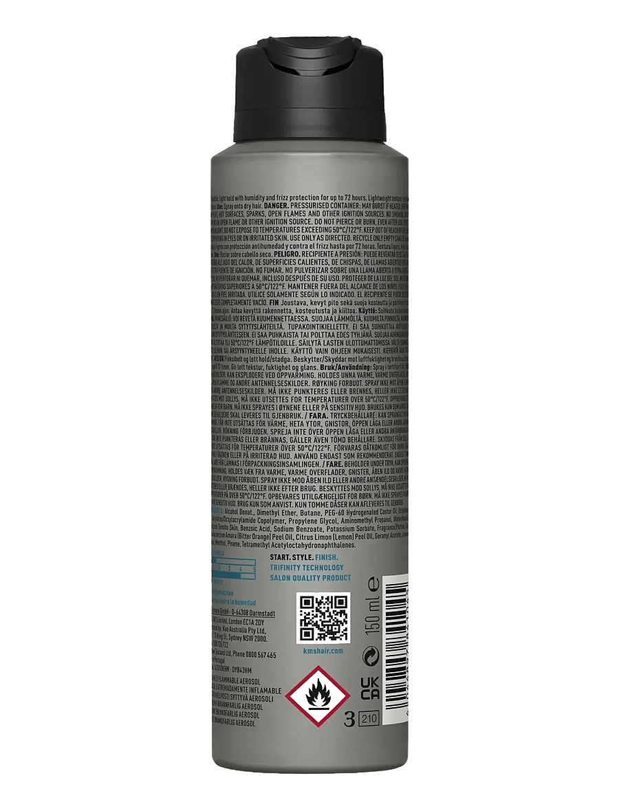 KMS Hair - HAIR STAY Dry Oil Hairspray 75ml - hårspray - clear - 2