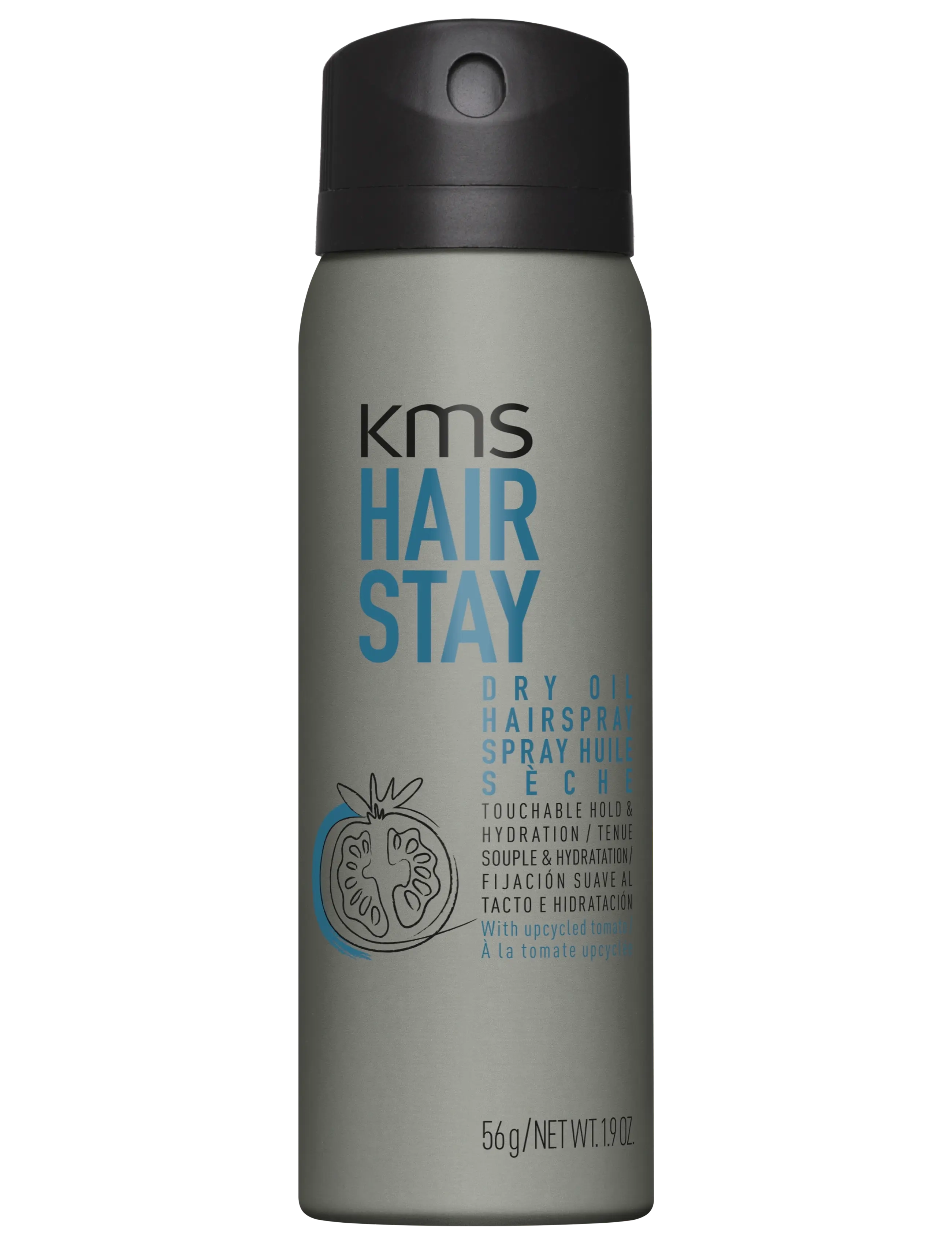 KMS Hair Hair Stay Dry Oil Hairspray 75Ml, Hårspray & Foam, Nude, Str: 75 ML