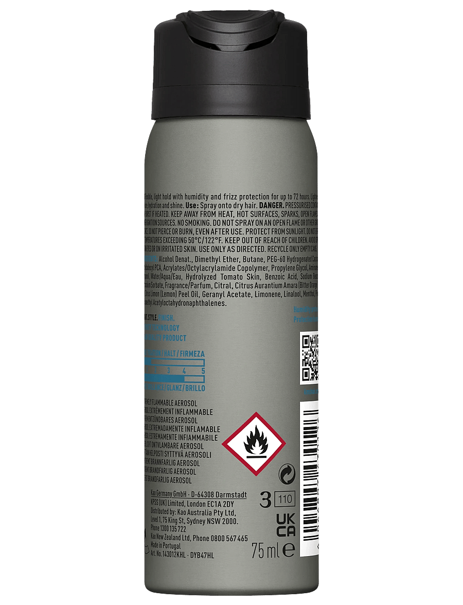 KMS Hair - HAIR STAY Dry Oil Hairspray 75ml - muotoilu - clear - 1