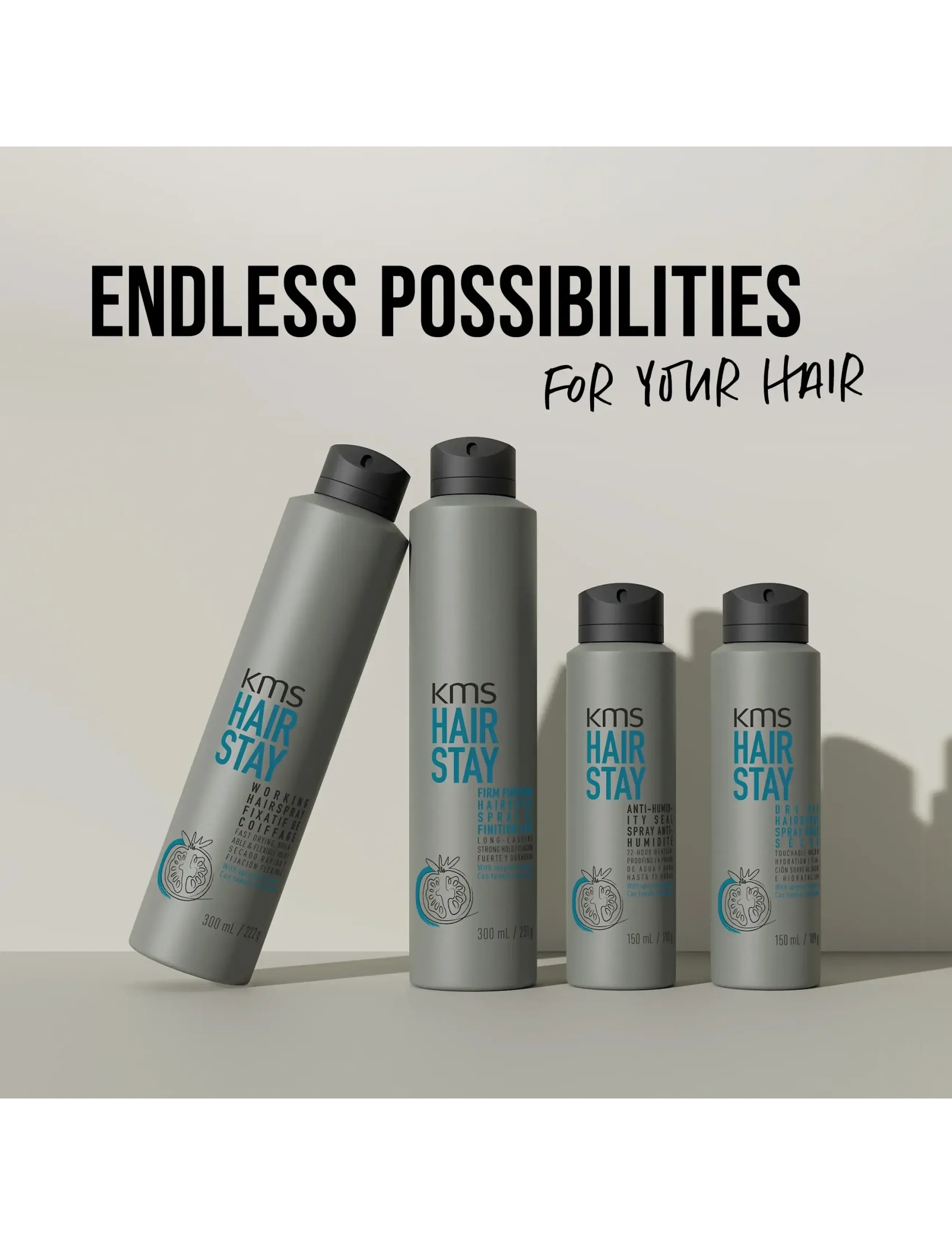 KMS Hair - HAIR STAY Anti-Humidity Seal - hårspray - clear - 5
