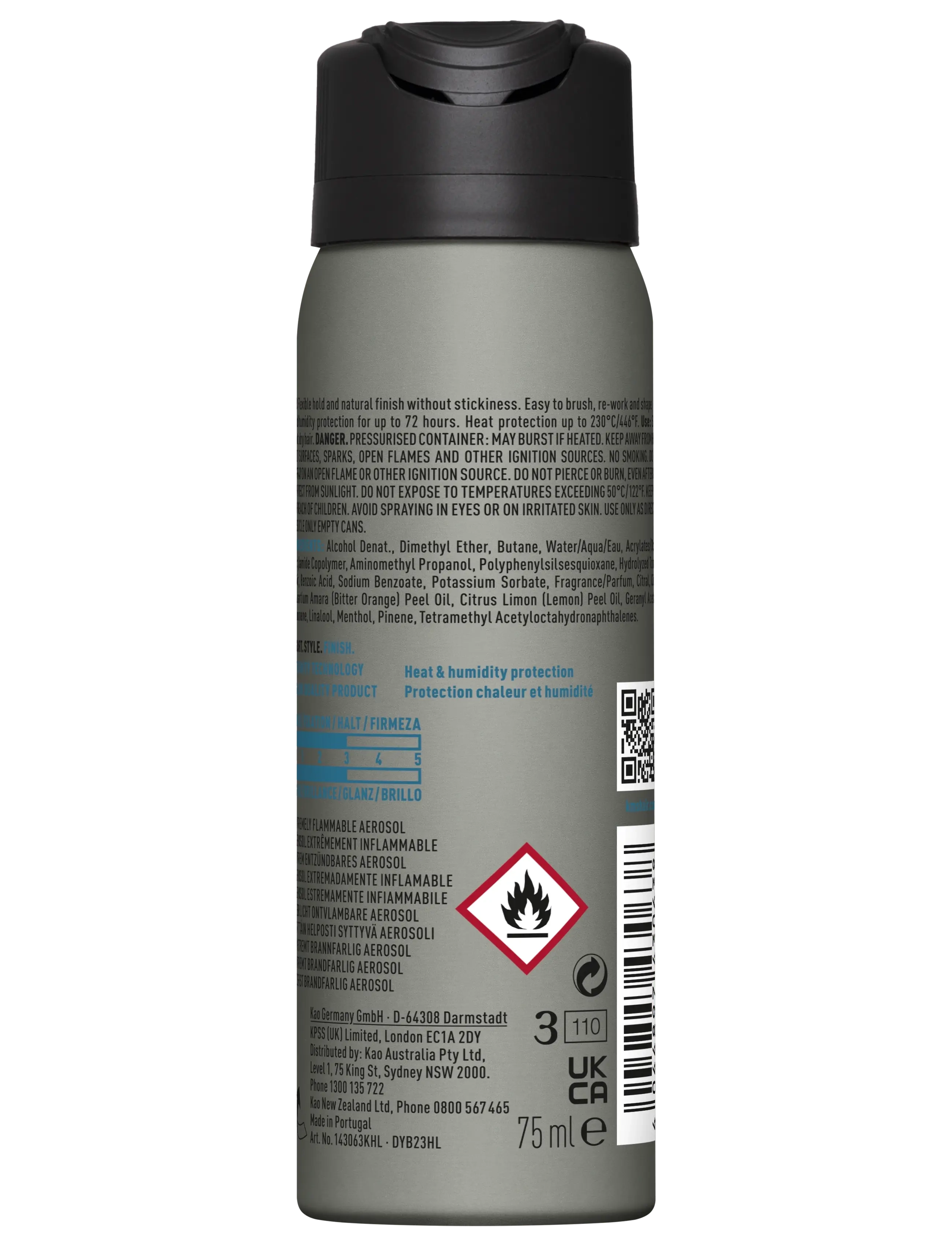 KMS Hair - HAIR STAY Working Hairspray  - hårspray - clear - 1