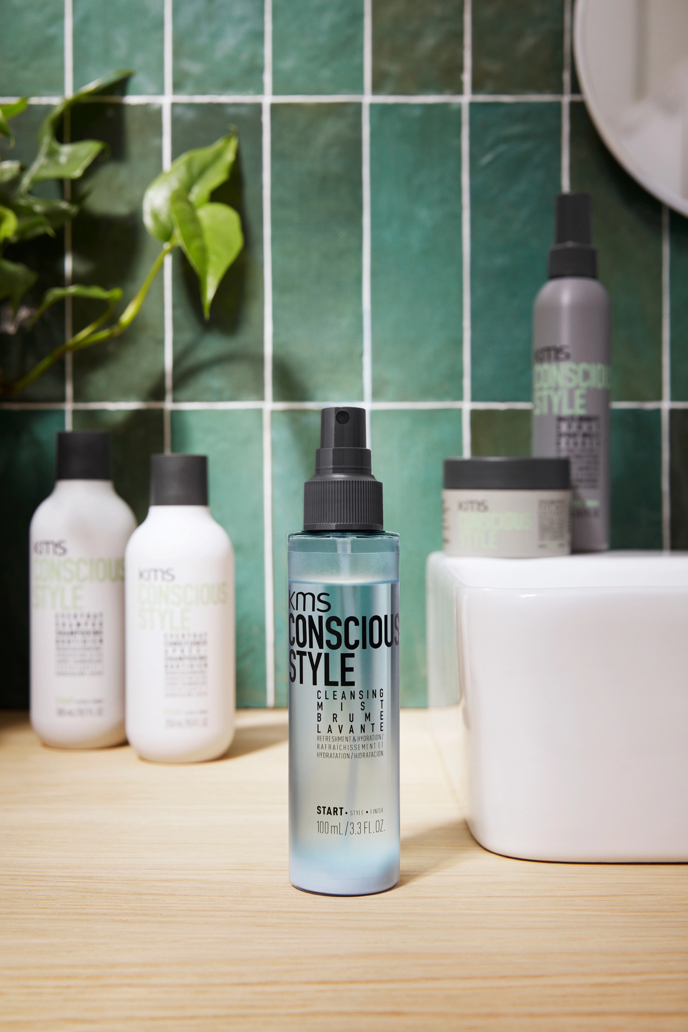 KMS Hair - KMS ConsciousStyle Cleansing Mist 100 ml - hair mist - no colour - 5