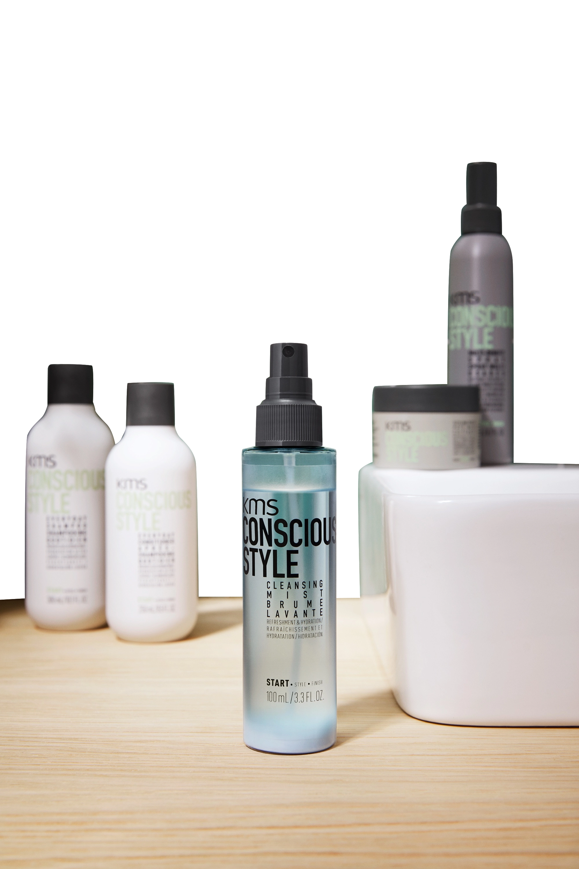 KMS Hair - KMS ConsciousStyle Cleansing Mist 100 ml - hair mist - no colour - 3