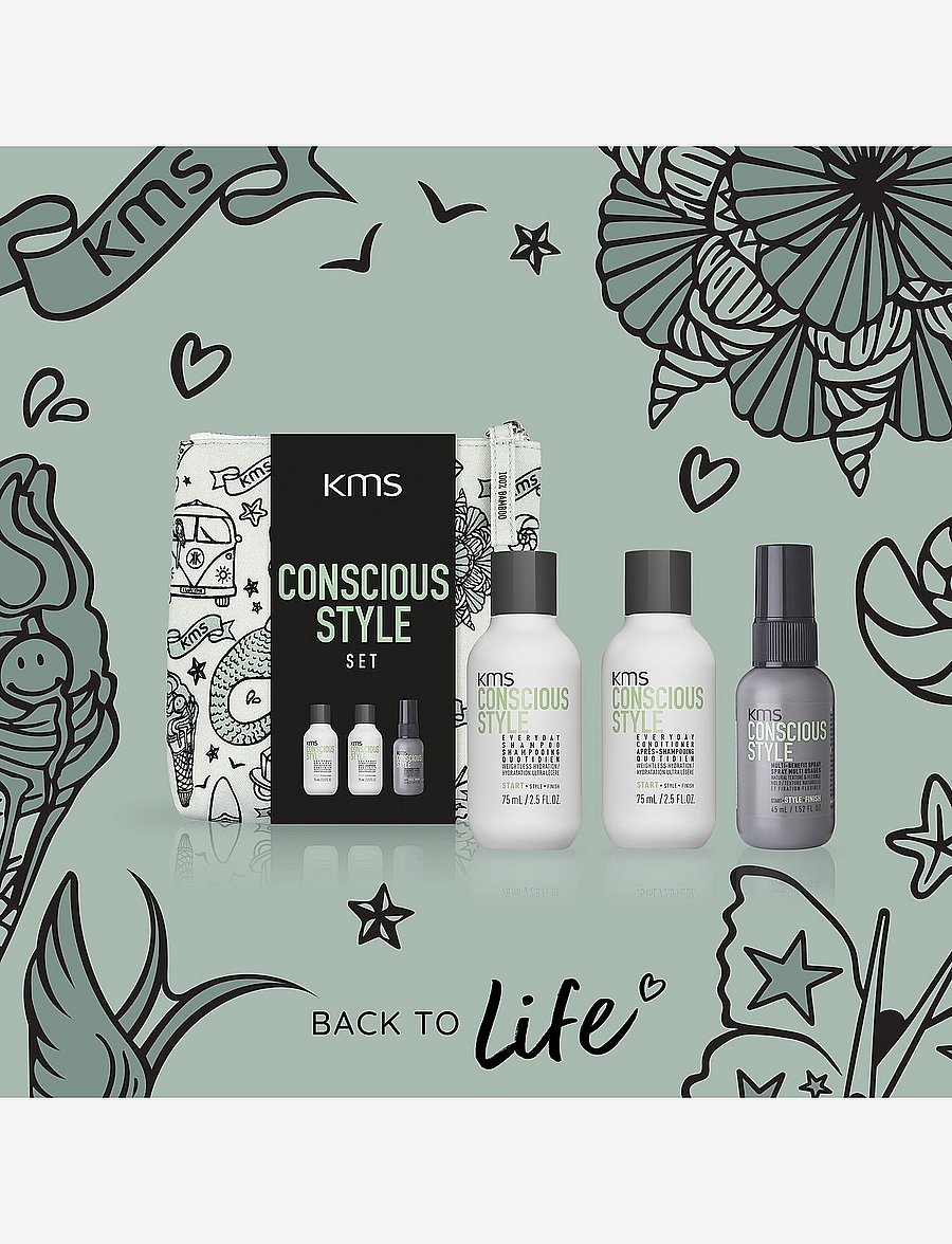 KMS Hair - KMS Conscious Style Travel Set - gåvoset - clear - 1