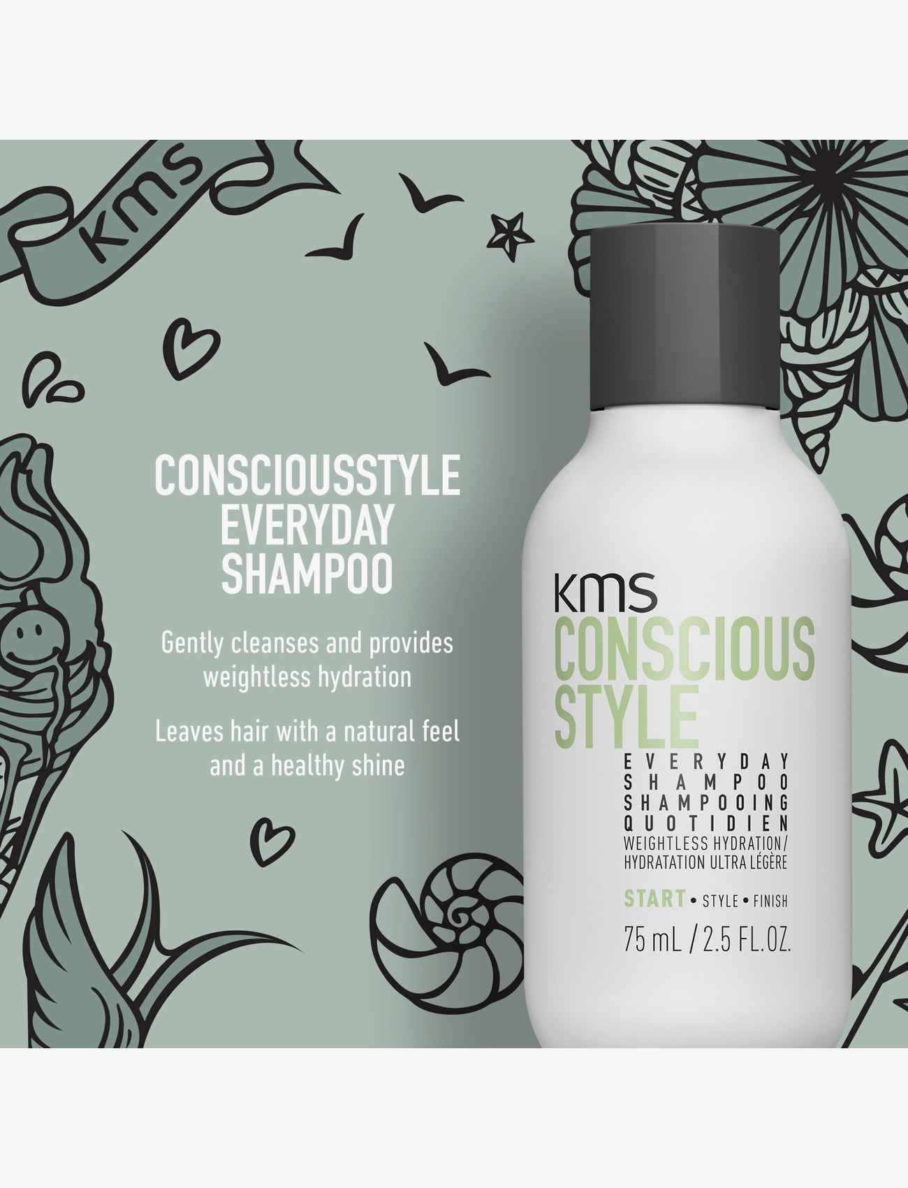 KMS Hair - KMS Conscious Style Travel Set - hiustenhoitosetit - clear - 2