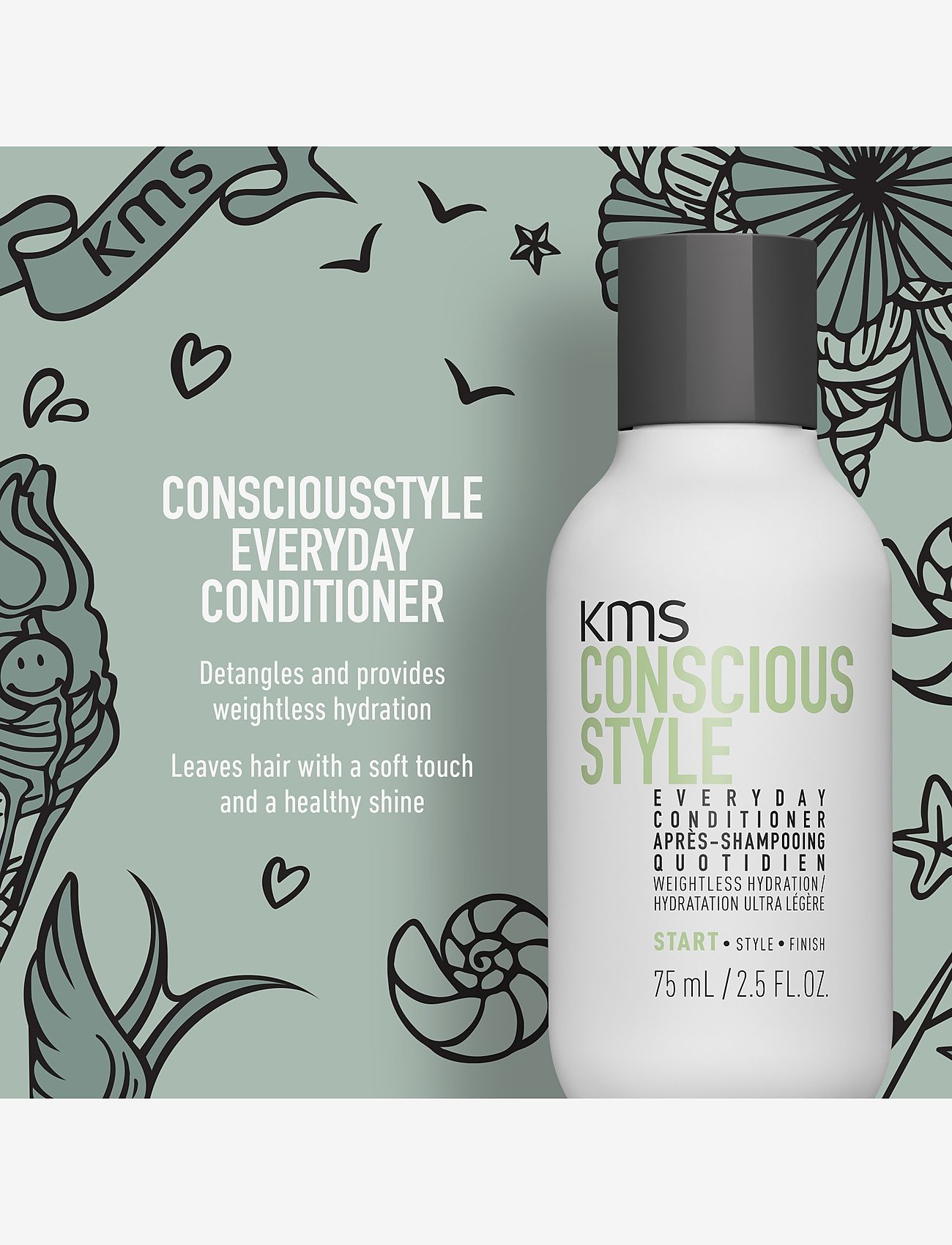 KMS Hair - KMS Conscious Style Travel Set - mellem 200-500 kr - clear - 3