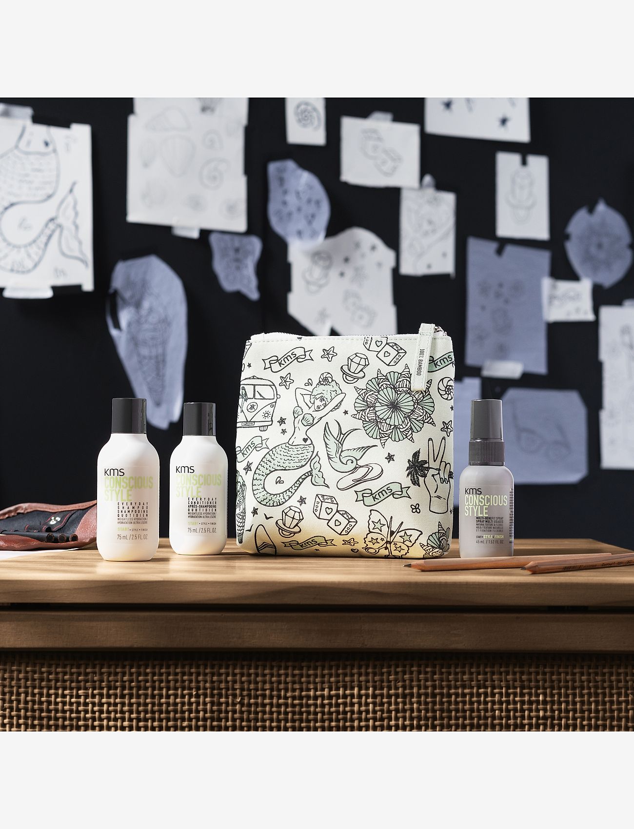 KMS Hair - KMS Conscious Style Travel Set - mellem 200-500 kr - clear - 5