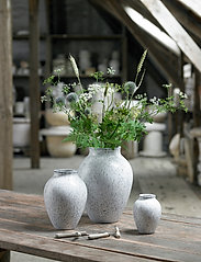 Knabstrup Keramik - Knabstrup Vase - pienet maljakot - white/grey - 1