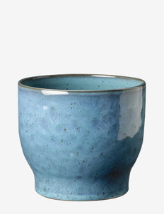 Knabstrup örtkruka Ø 16.5 cm dusty blue, Knabstrup Keramik