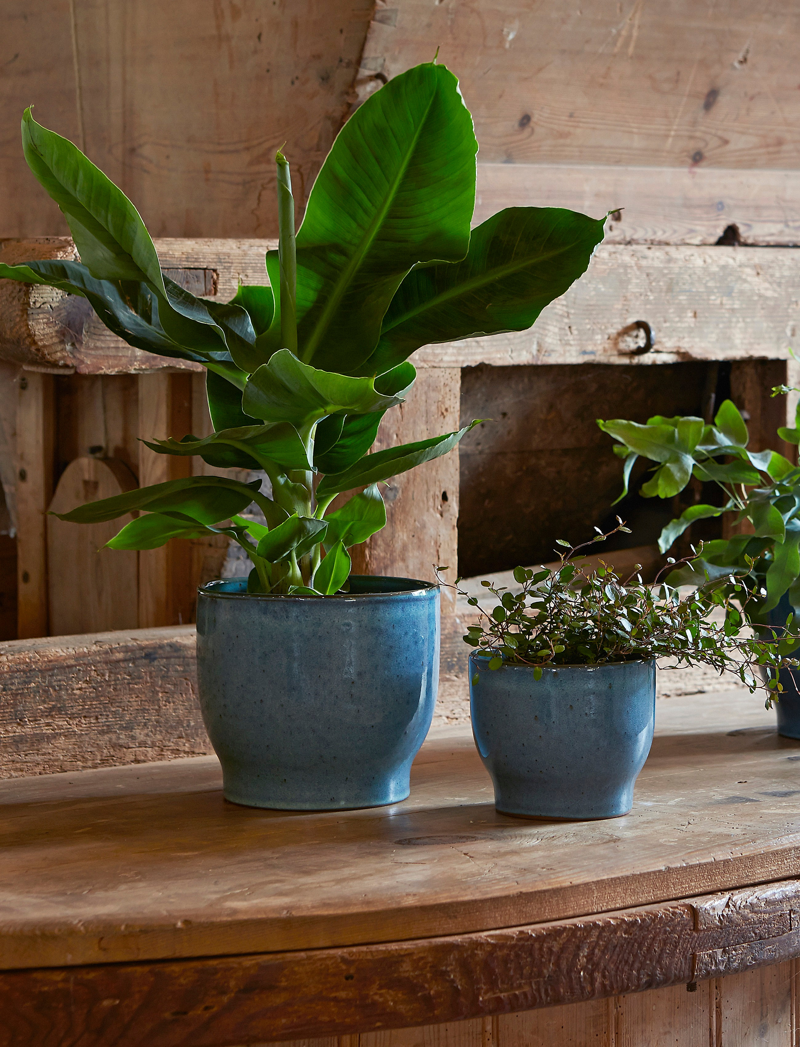 Knabstrup Keramik Urtepotteskjuler, H16 cm, Blue, Dekoration > Blomsterpotter, Unisex