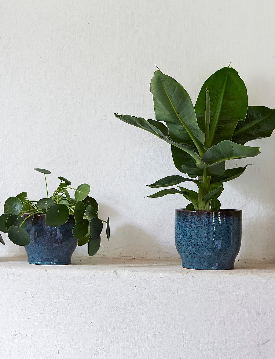 Knabstrup Keramik - Flowerpot - lillepotid - ocean green - 0