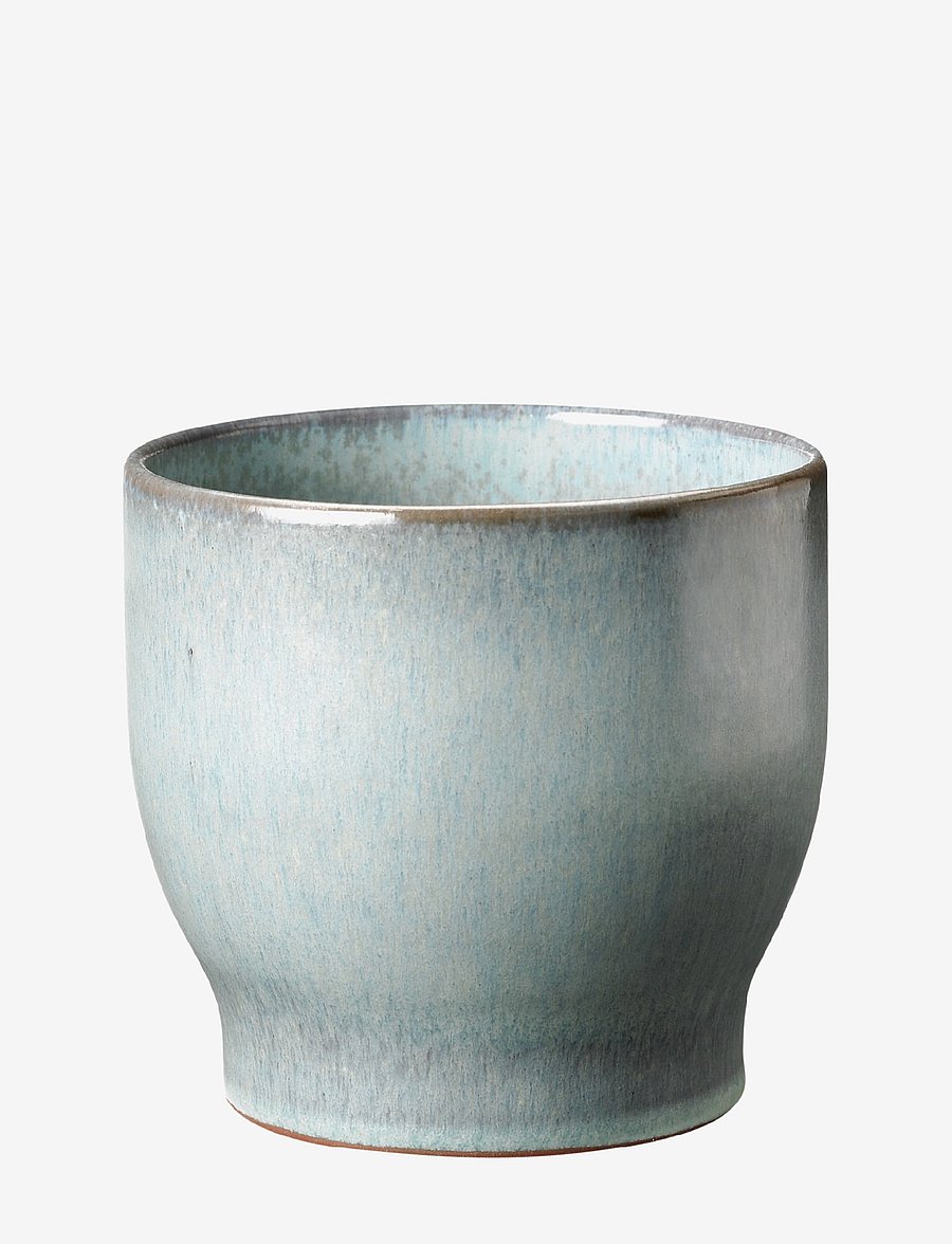 Knabstrup Keramik - Knabstrup örtkruka Ø 12.5 cm mint - blumentöpfe - soft mint - 1
