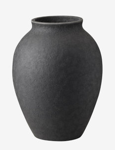 Knabstrup vas H 12.5 cm black, Knabstrup Keramik