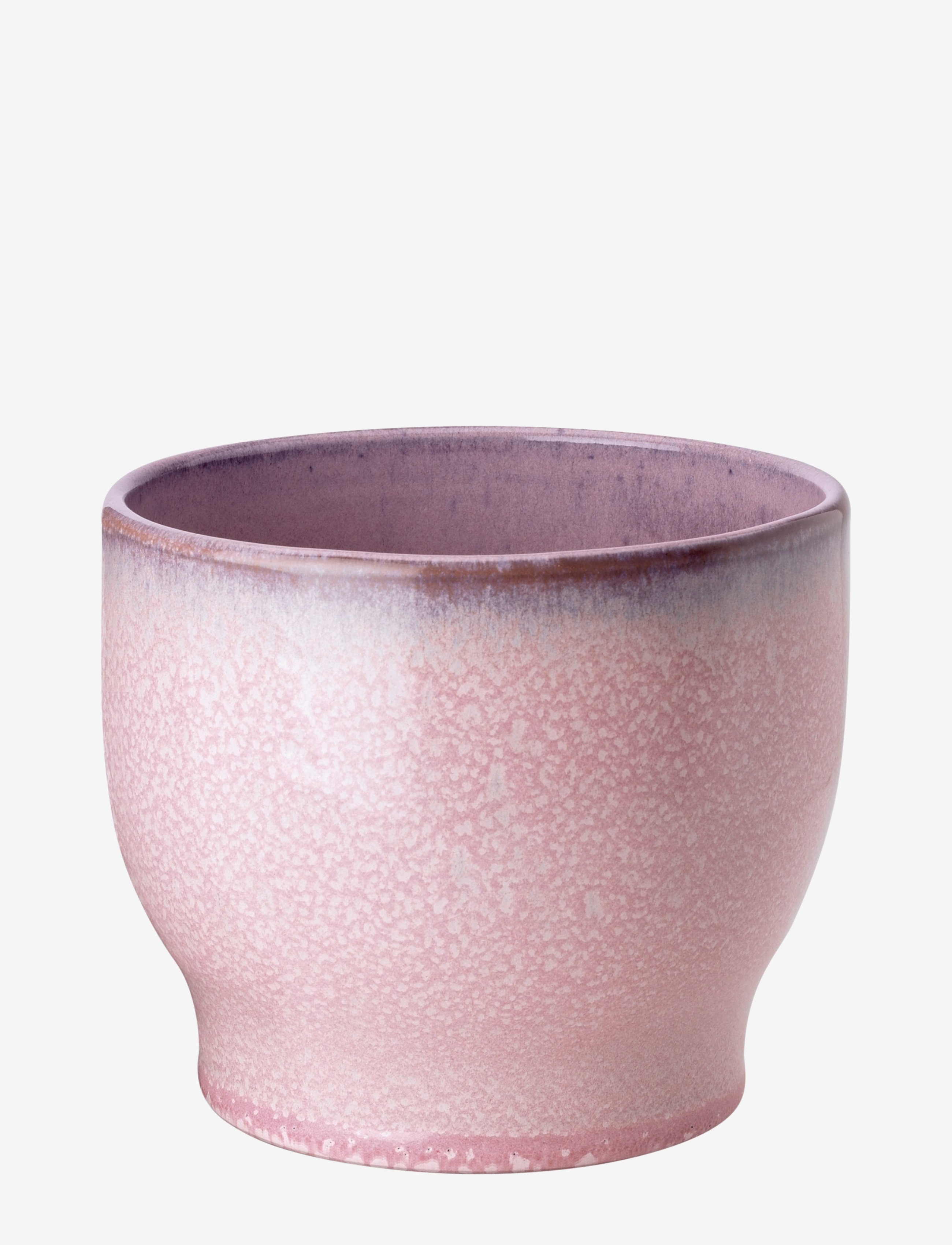 Knabstrup Keramik Urtepotteskjuler, Flower Pots, Pink, Str: H16CM