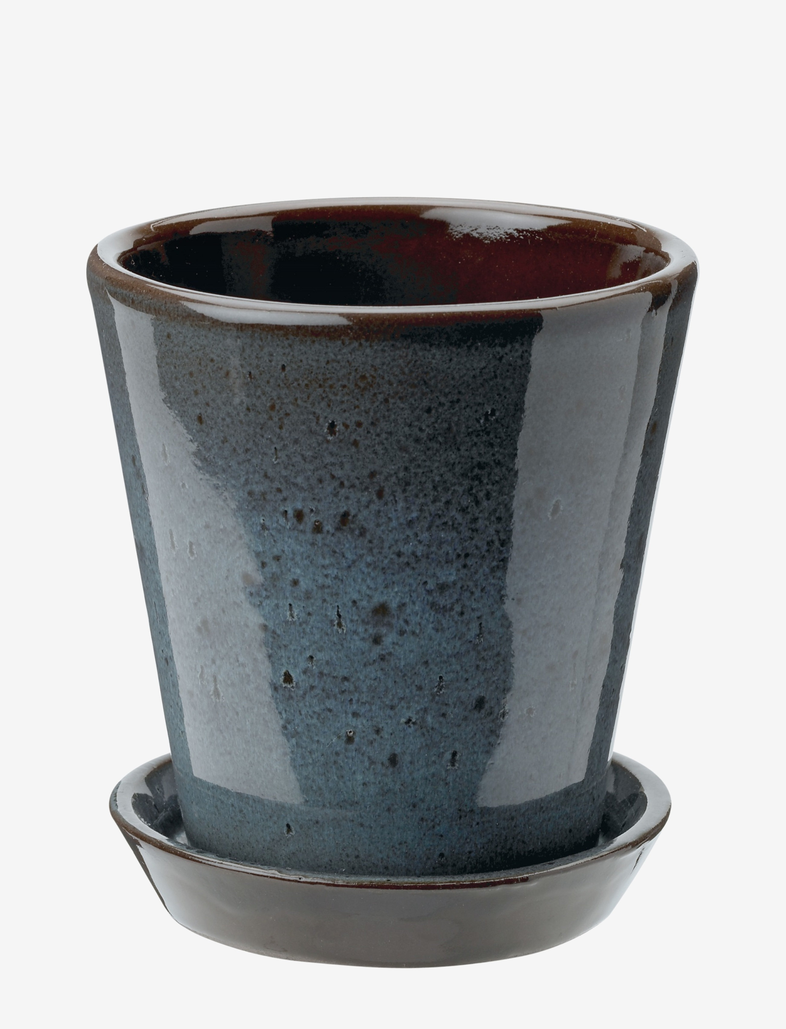 KNABSTRUP KERAMIK Dyrkningspotte Grün - Ø10.5X11.5CM - Unisex