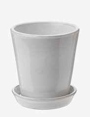 Knabstrup Keramik - Cultivation pot - die niedrigsten preise - white - 0