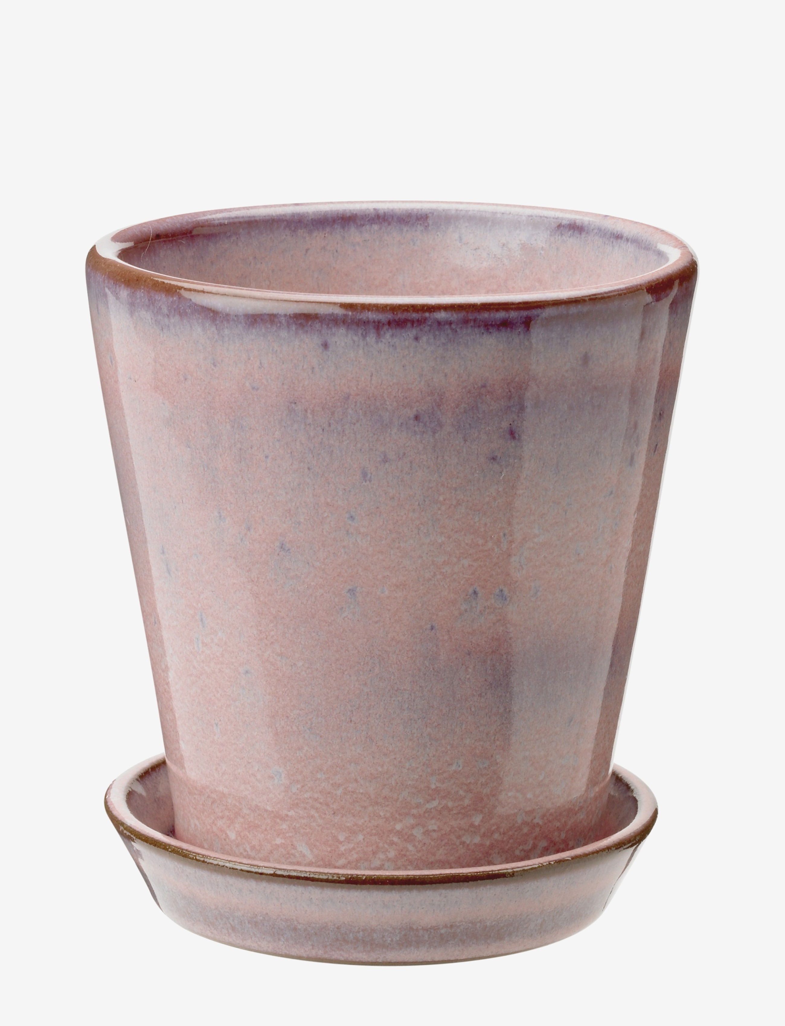 Knabstrup Keramik Dyrkningspotte, Flower Pots, Pink, Str: ONE SIZE