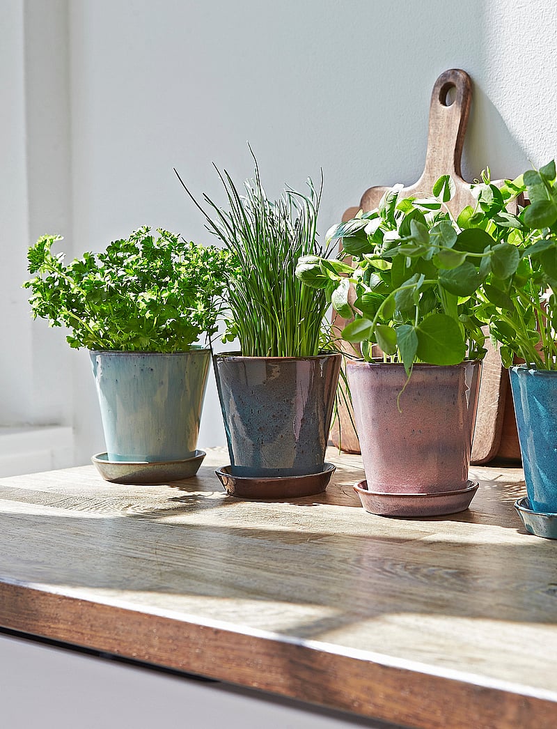 Knabstrup Keramik - Knabstrup odlingskruka Ø 10.5 cm rose - die niedrigsten preise - pink - 1