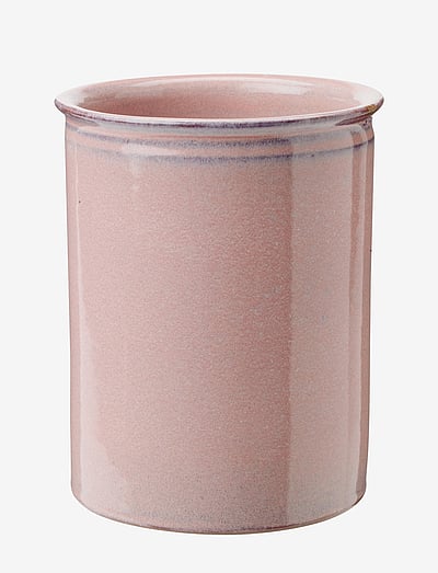 Knabstrup Keramik Knabstrup redskapshållare Ø 12.5 cm rose - Vases - PINK / pink/rose