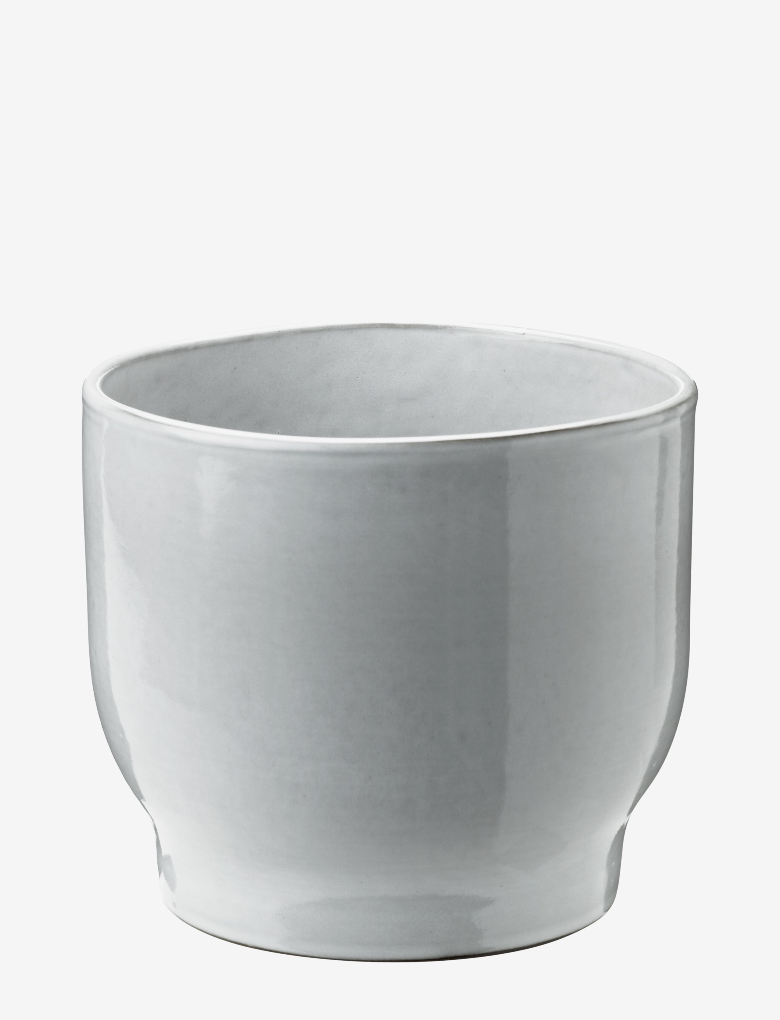 Knabstrup Keramik Flowerpot - Die niedrigsten Preise - WHITE / white