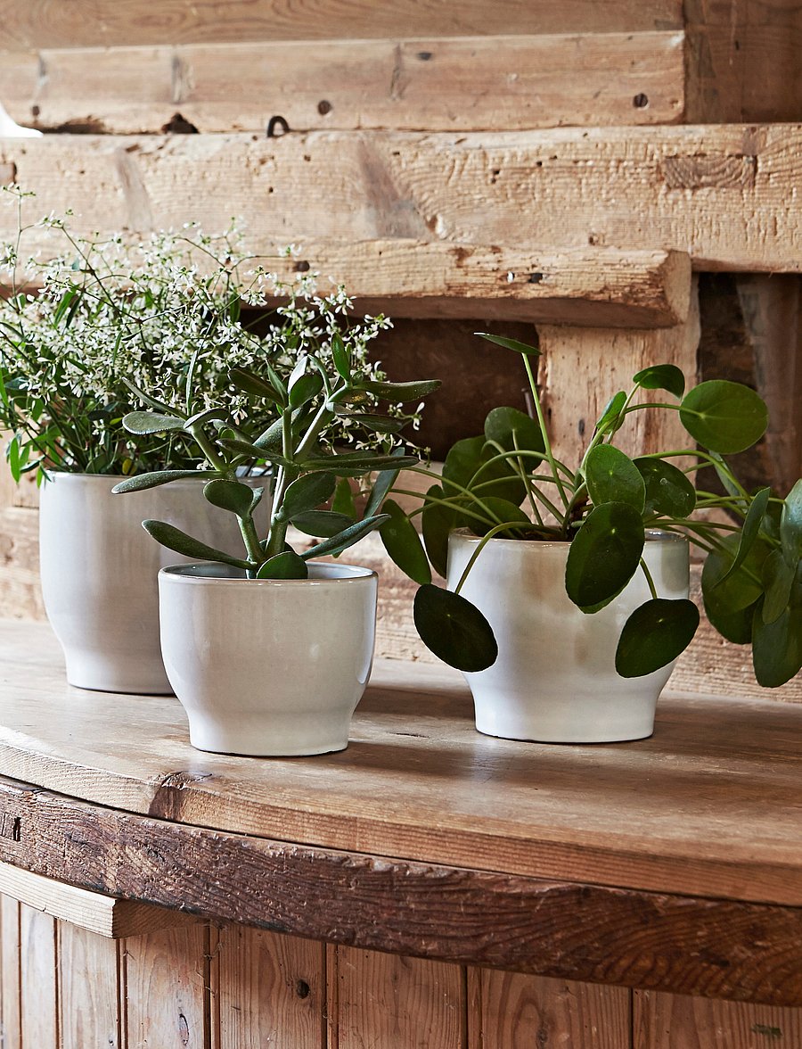 Knabstrup Keramik - Flowerpot - die niedrigsten preise - white - 1