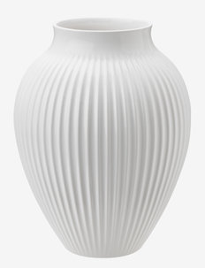 Knabstrup vas H 12.5 cm ripple lavender, Knabstrup Keramik