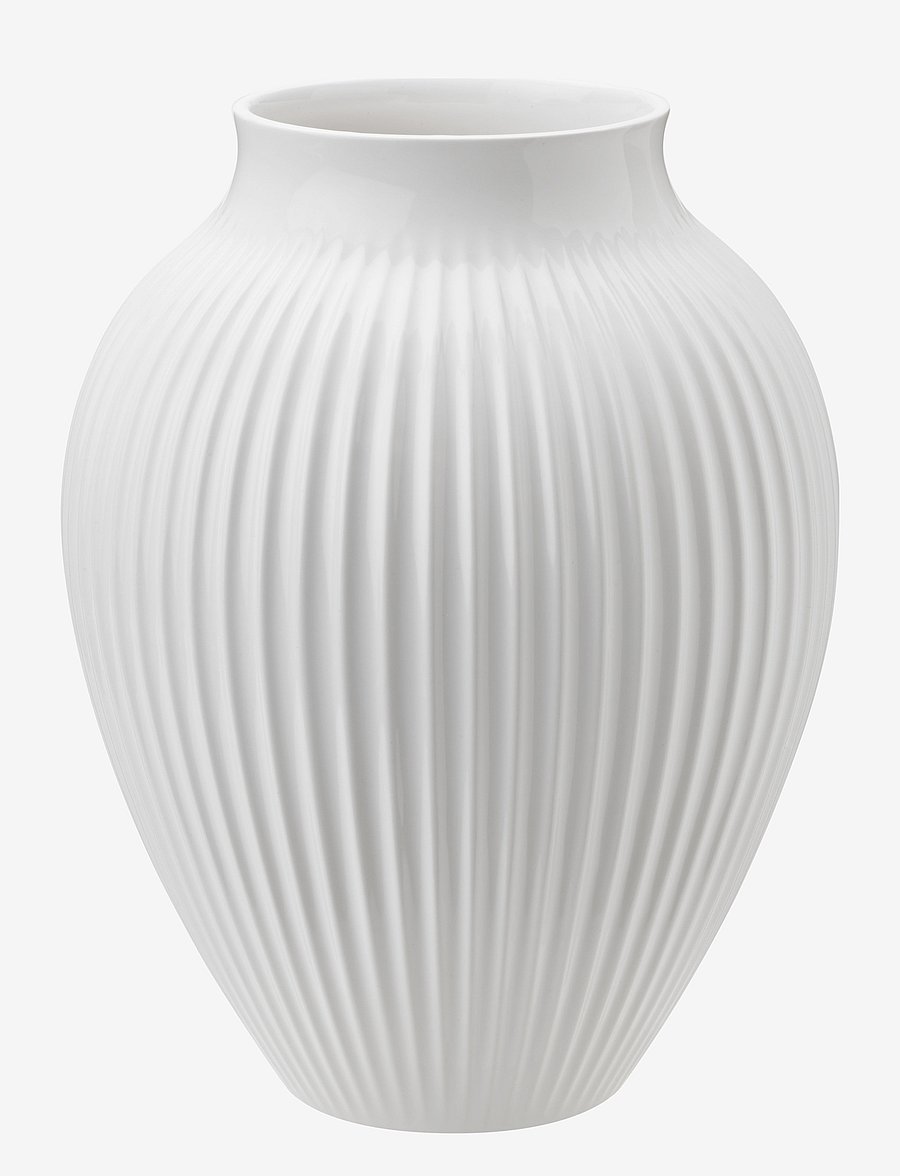 Knabstrup Keramik - Knabstrup vas ripple - vasen - white - 1