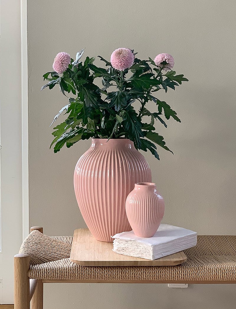 Knabstrup Keramik - Knabstrup vas ripple - die niedrigsten preise - rose - 2