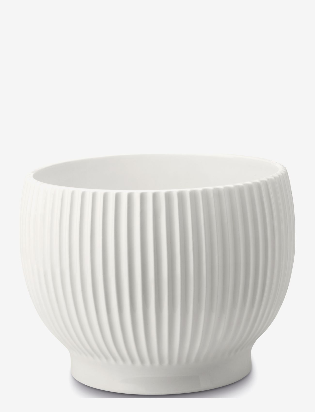 Knabstrup Keramik - Knabstrup flowerpot - white - 0