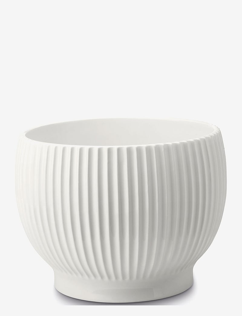 Knabstrup Keramik - Knabstrup flowerpot - white - 0