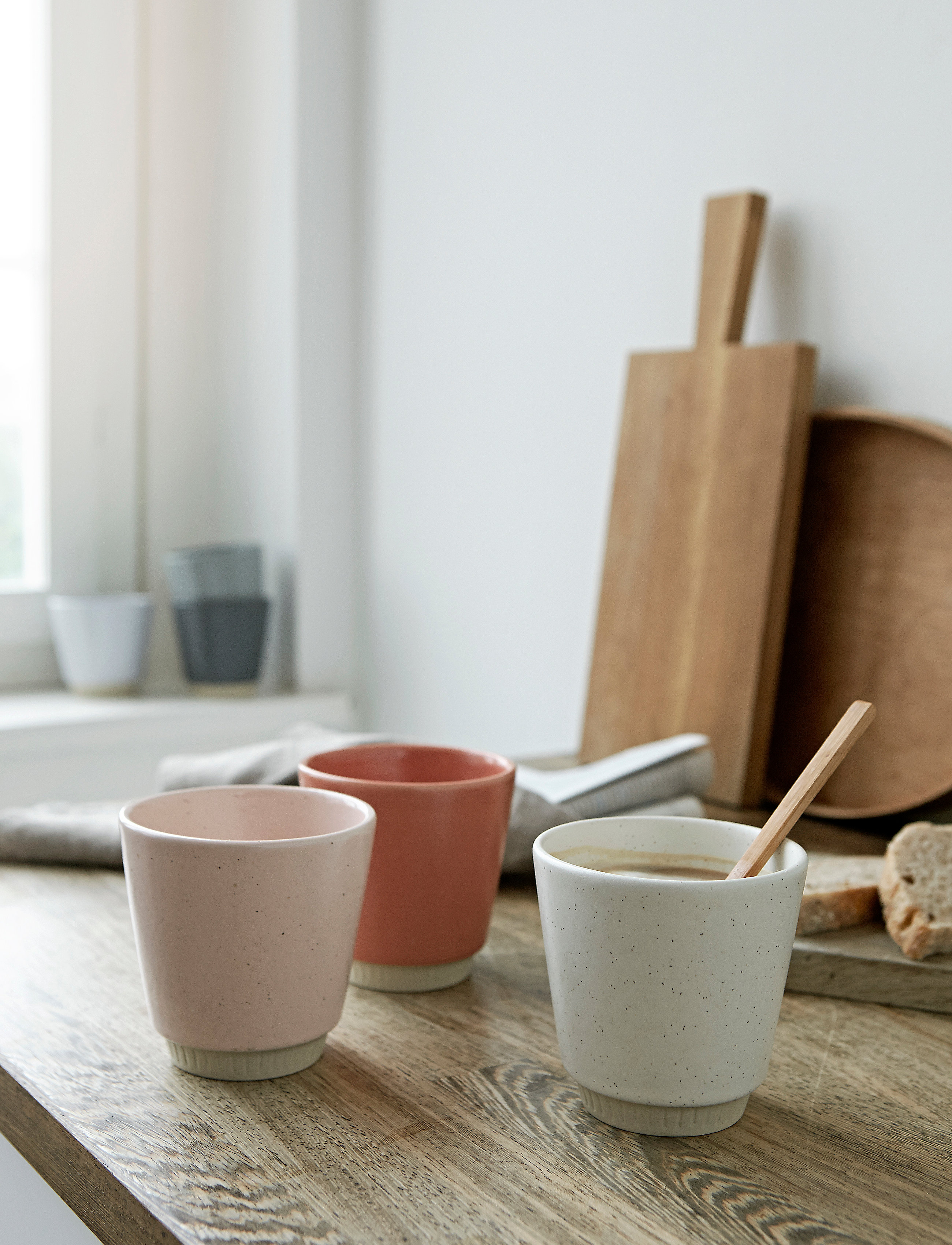 Knabstrup Keramik Kolorit, Kop, 25 CL, Pink, Kopper & Krus > Kaffekopper, Unisex
