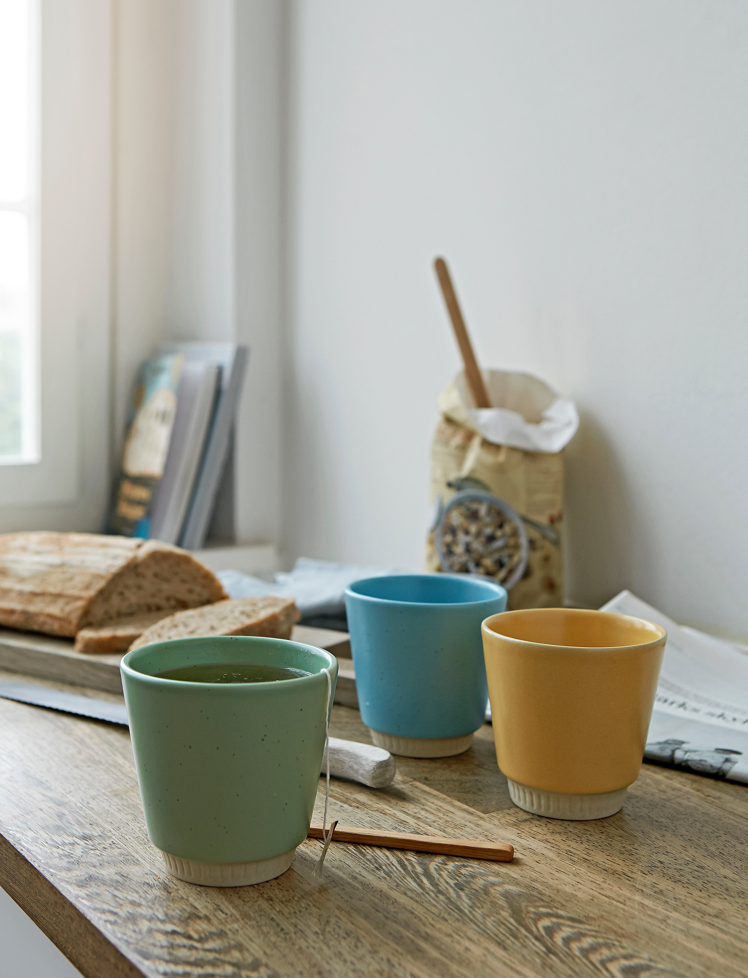 Knabstrup Keramik Kolorit, Kop, 25 CL, Blue, Kopper & Krus > Kaffekopper, Unisex