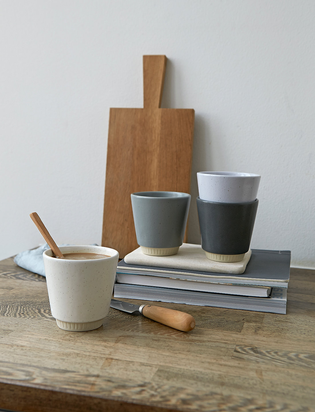 Knabstrup Keramik - Colorit, mug - kaffetassen - light purple - 1