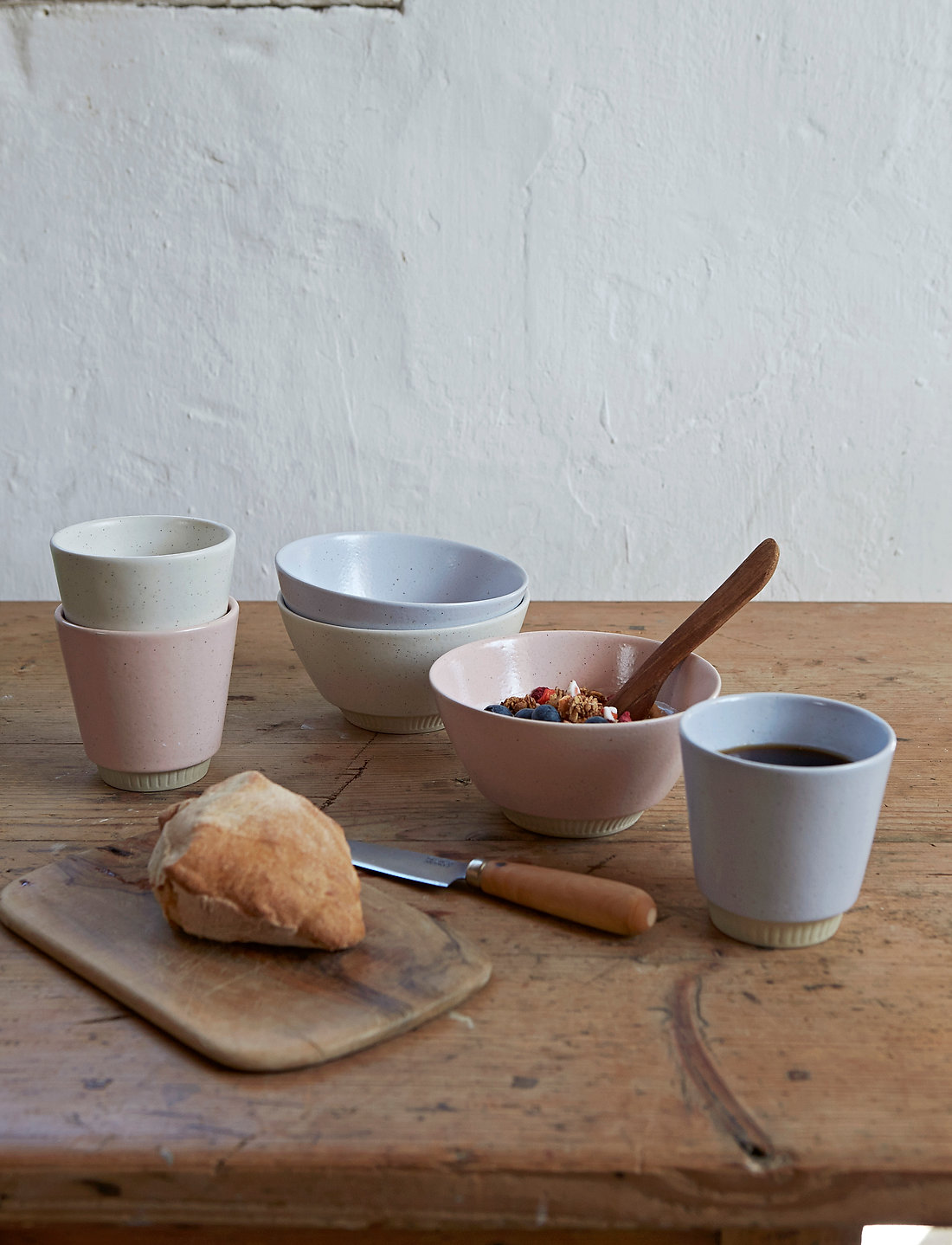 Knabstrup Keramik - Colorit, mug - kaffetassen - light purple - 3