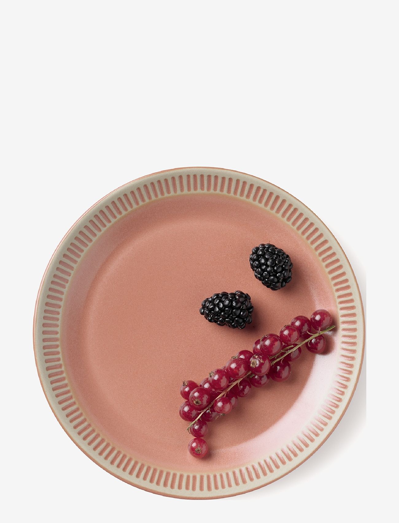 Knabstrup Keramik - Kolorit, tallerken - laveste priser - coral - 1