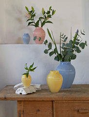 Knabstrup Keramik - Knabstrup Vase, grooves - isot maljakot - yellow - 3