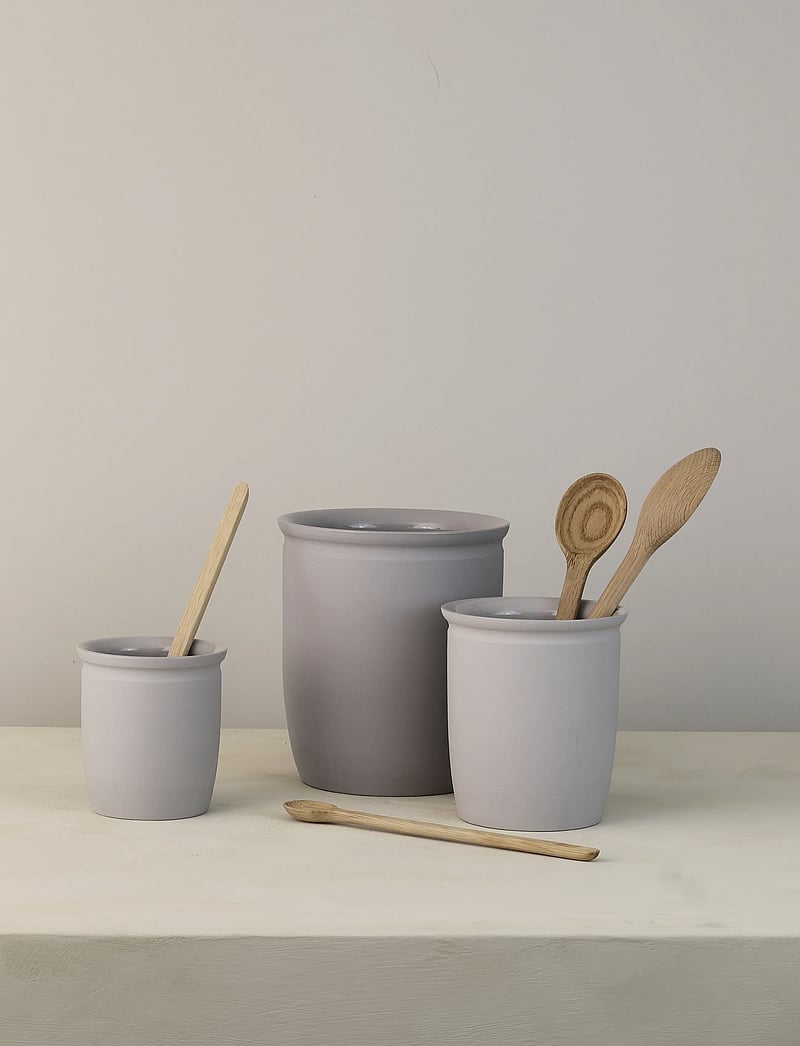 Knabstrup Keramik - Knabstrup pickle jar 2 l. grey - vorratsgläser - grey - 0