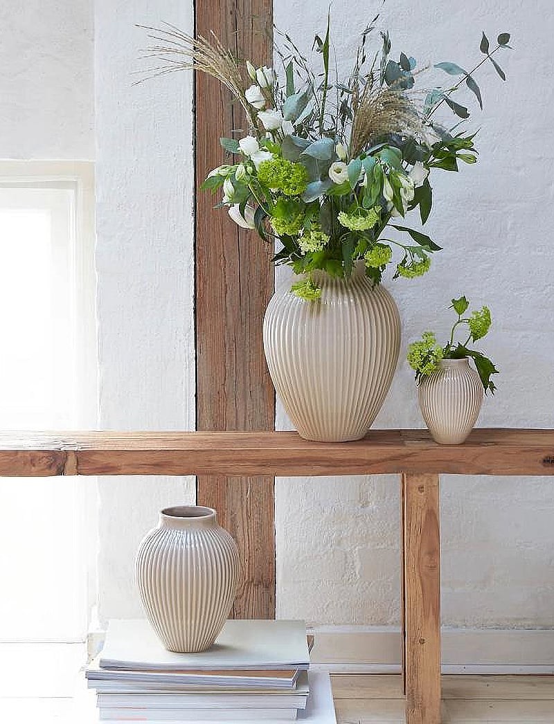 Knabstrup Keramik - Knabstrup Knabstrup vase - die niedrigsten preise - ripple sand - 1