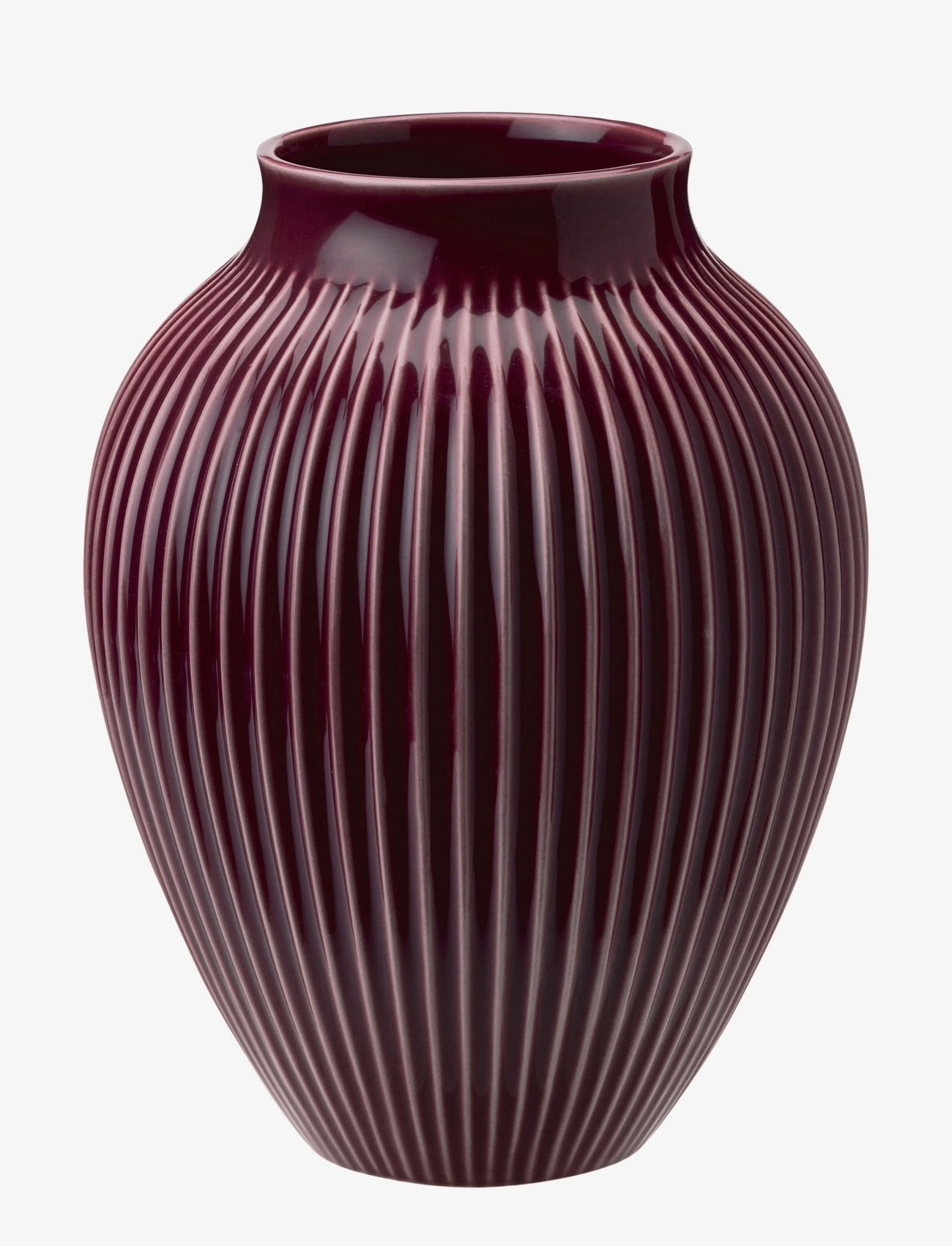 Knabstrup Keramik Knabstrup Knabstrup vase - Knabstrup Keramik - RIPPLE BERRY / pink/rose