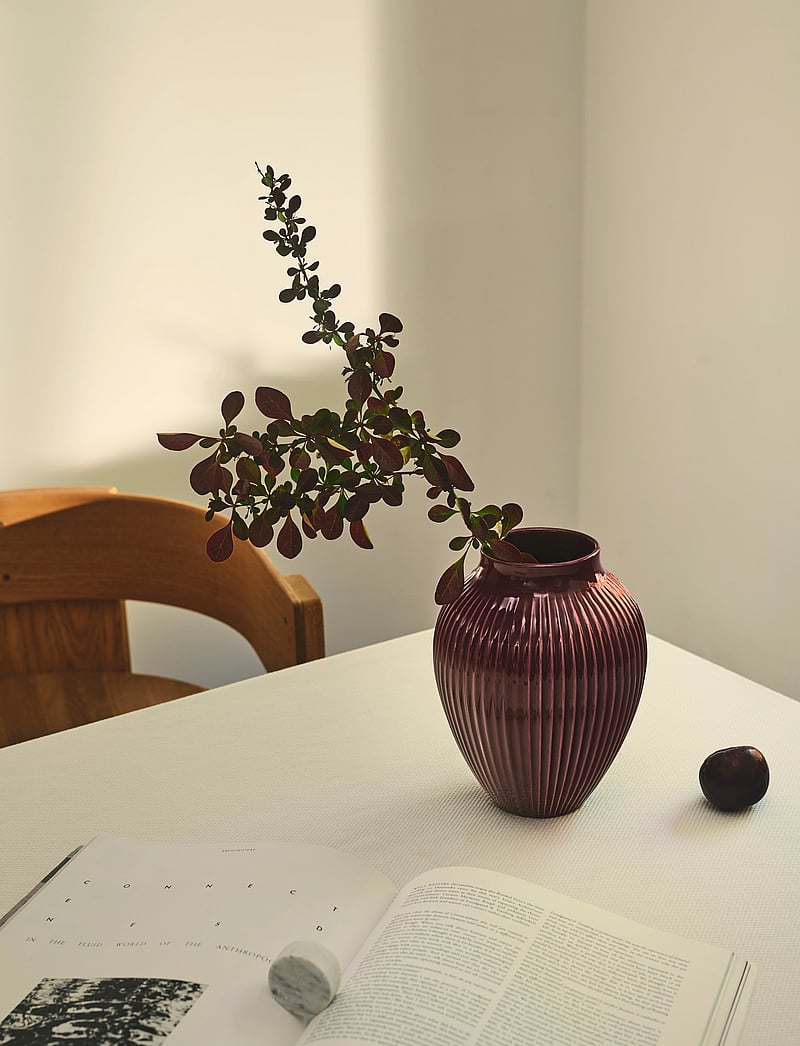 Knabstrup Keramik - Knabstrup Knabstrup vase - die niedrigsten preise - ripple berry - 1