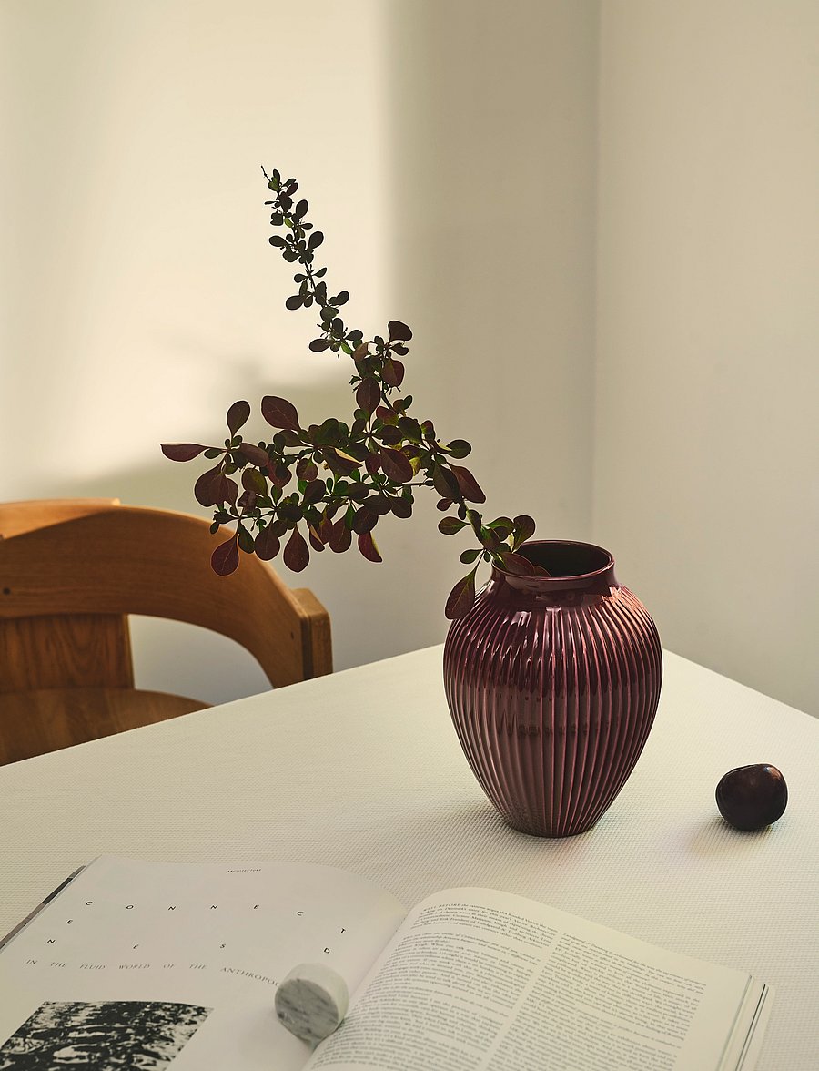 Knabstrup Keramik - Knabstrup Knabstrup vase - vaasid - ripple berry - 0