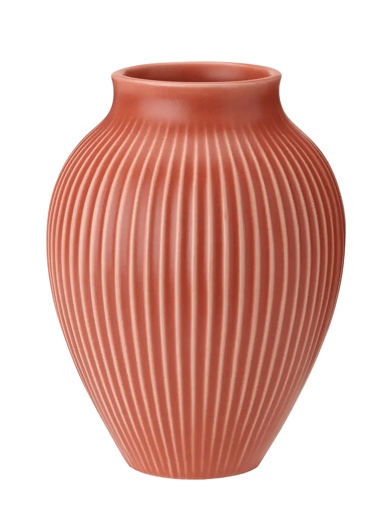 Knabstrup Keramik - Knabstrup Keramik Knabstrup vase H 12.5 cm coral - die niedrigsten preise - coral - 0