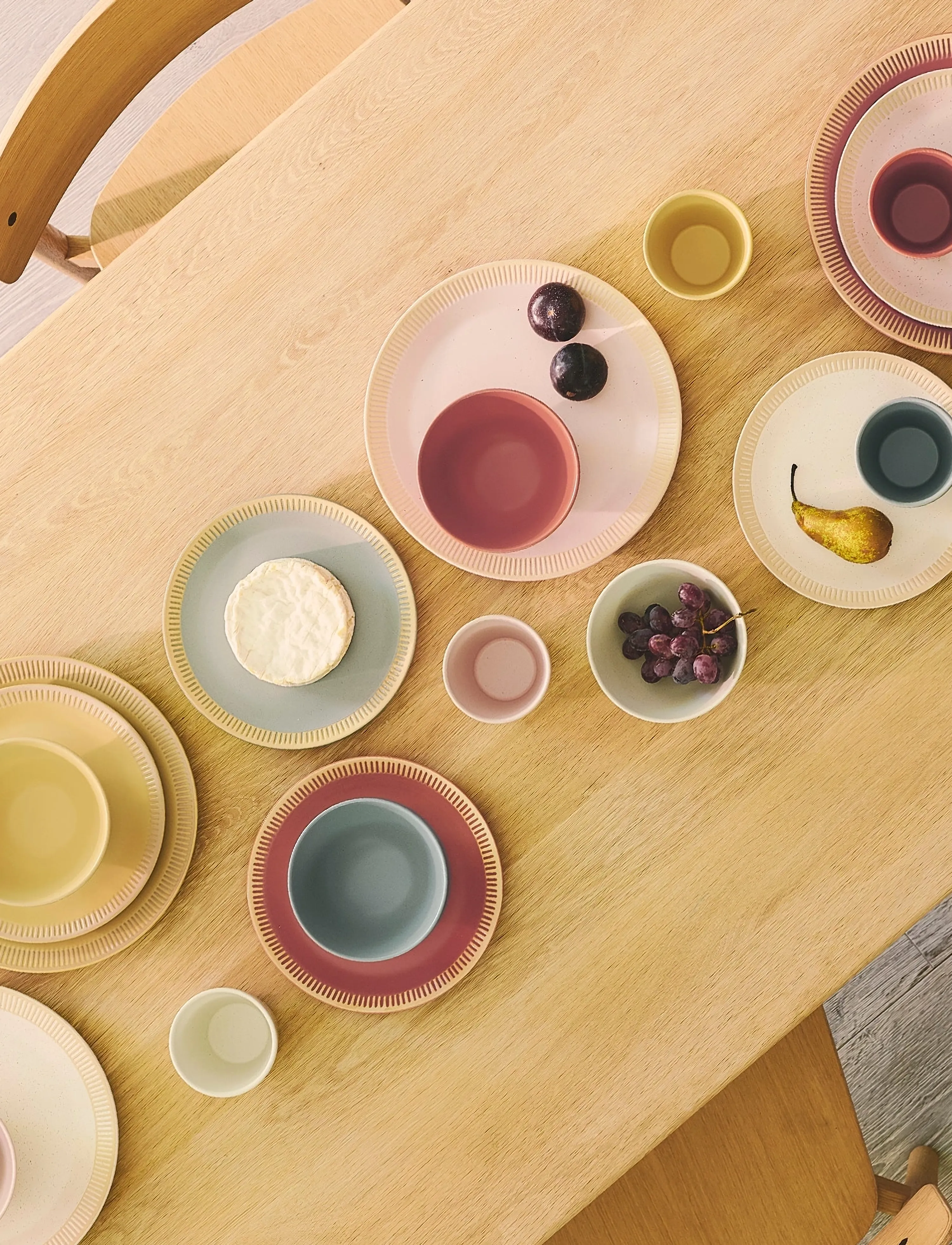 Knabstrup Keramik Colorit Frokosttallerken Ø 22 Cm Rose, cm, Plates, Rosa - Dinner Homeware