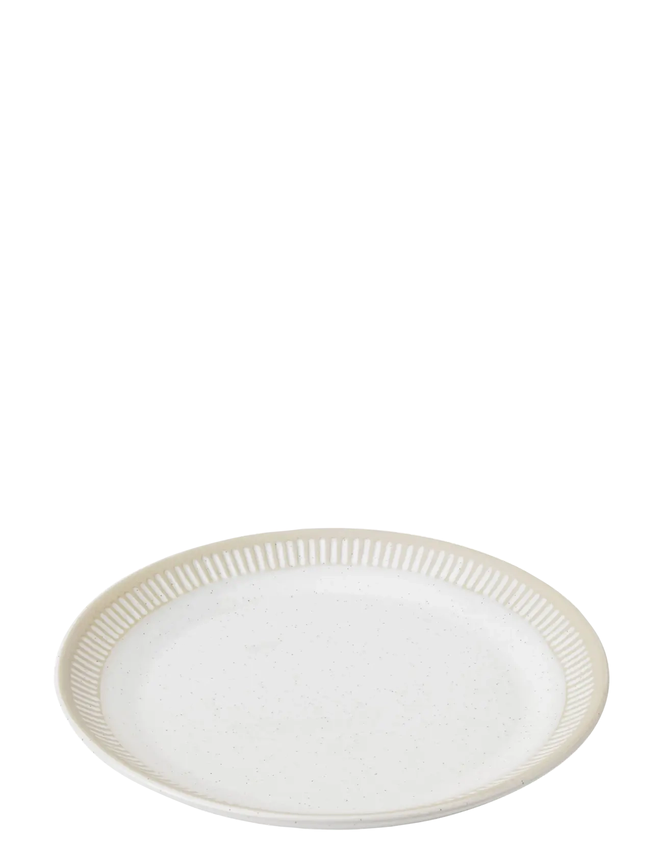 Knabstrup Keramik Colorit Frokosttallerken Ø 22 Cm Sand, Dinner Plade, Beige, Str: Ø 22 CM