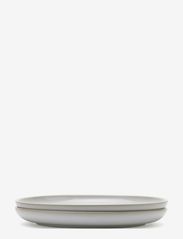 Knabstrup Keramik - Tavola plate, 2 pcs. - speiseteller - white - 0
