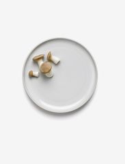 Knabstrup Keramik - Tavola plate, 2 pcs. - pietų lėkštės - white - 1