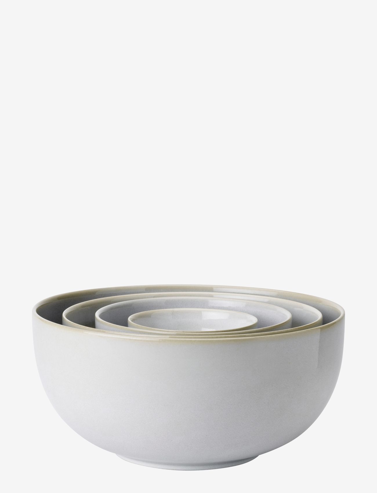 Knabstrup Keramik - Tavola skålsæt - serveringsskåle - white - 0