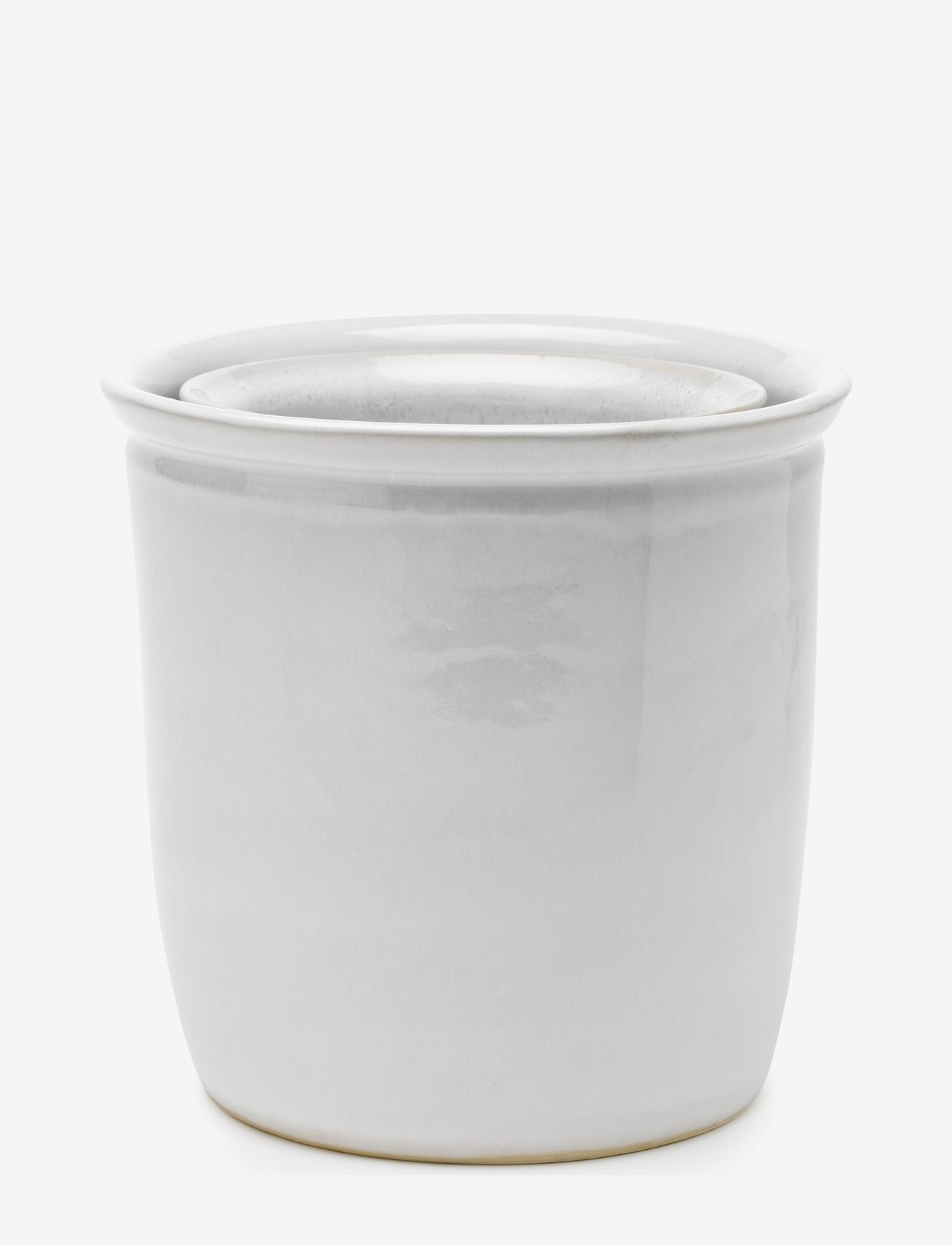 Knabstrup Keramik - Tavola syltkruka set - förvaringsburkar - white - 0
